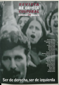 Revista de crítica cultural. Número 20, junio de 2000