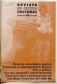 Revista de crítica cultural. Número 22, junio de 2001
