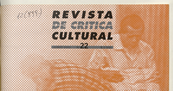 Revista de crítica cultural. Número 22, junio de 2001