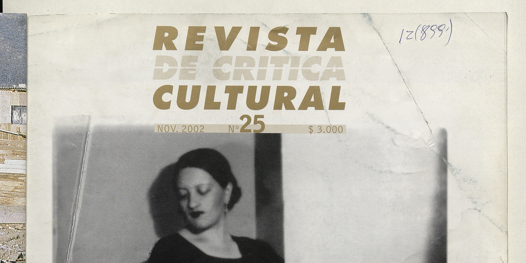 Revista de crítica cultural. Número 25, noviembre de 2002