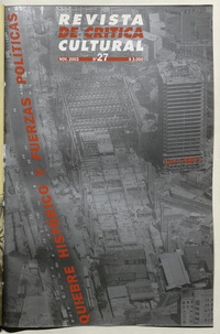 Revista de crítica cultural. Número 27, noviembre de 2003