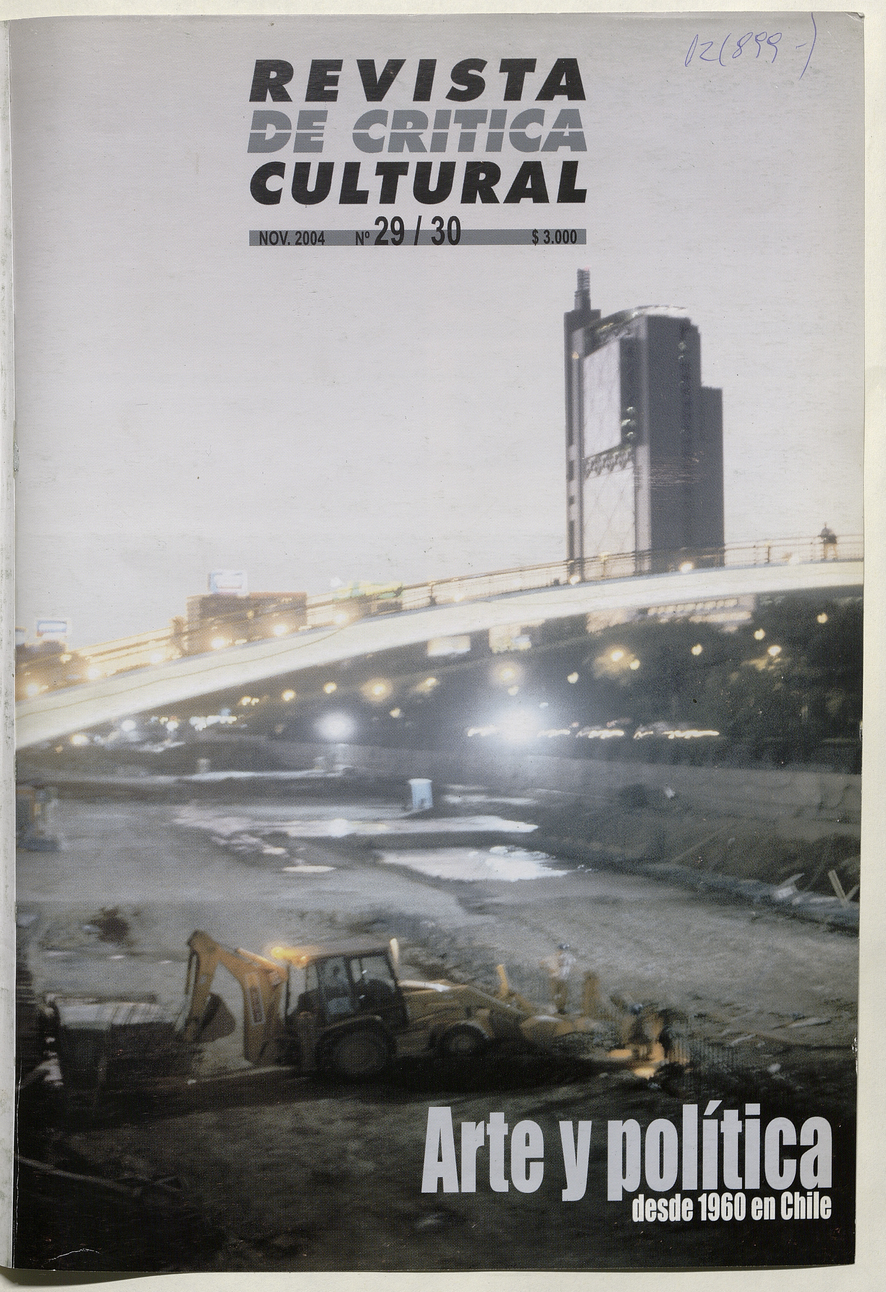 Revista de crítica cultural. Número 29-30, noviembre de 2004