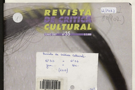 Revista de crítica cultural. Número 35, junio de 2007