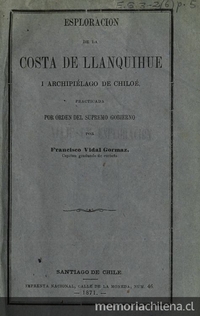 Esploracion de la costa de Llanquihue i Archipiélago de Chiloé