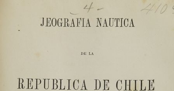 Jeografía náutica de la República de Chile