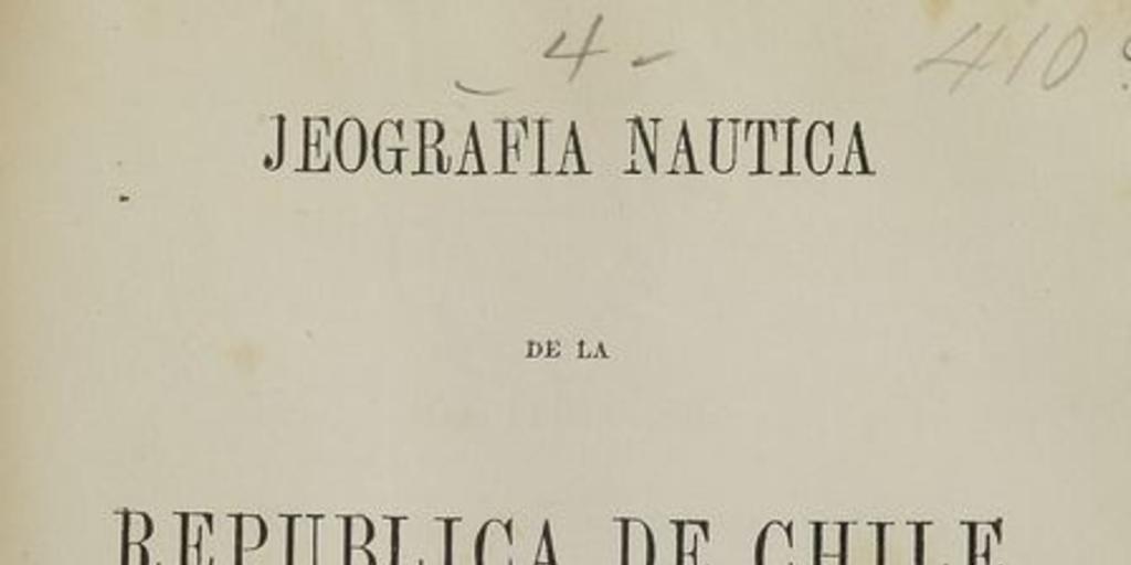Jeografía náutica de la República de Chile