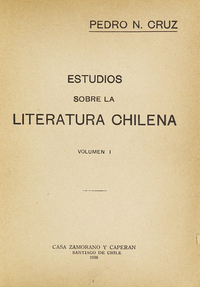 Estudios sobre la literatura chilena (1926-1940)