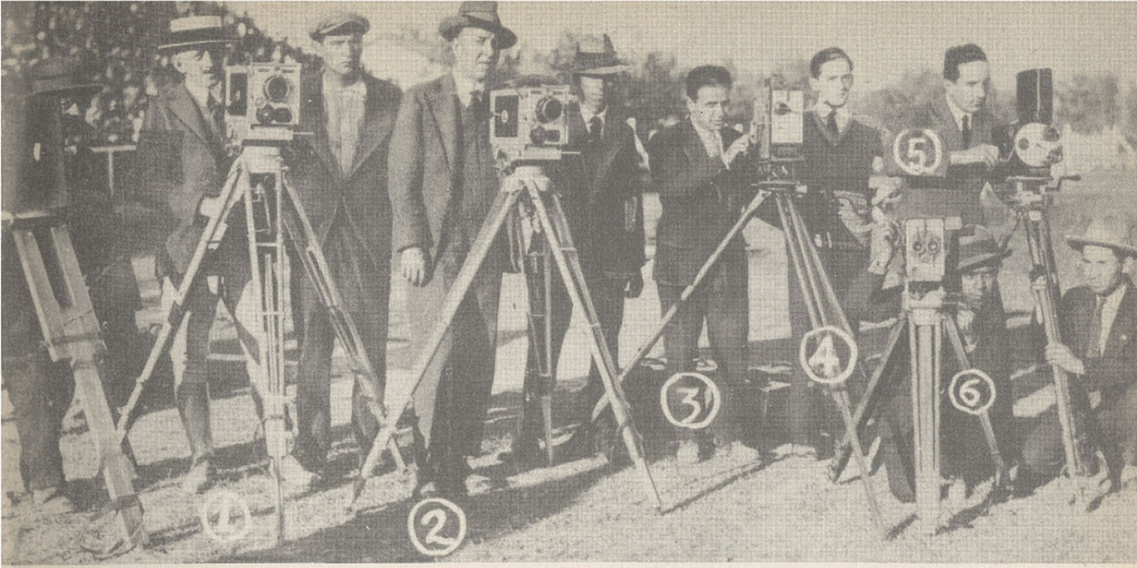 Luis Pizarro, Gustavo Bussenius, Carlos Borcosque, Tito Davidson, Emilio Taulis y Luis Meneses