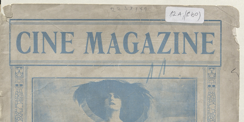 Cine magazine. Revista teatral, social y de cinematografía. Año I, número 1, primera quincena de septiembre de 1919