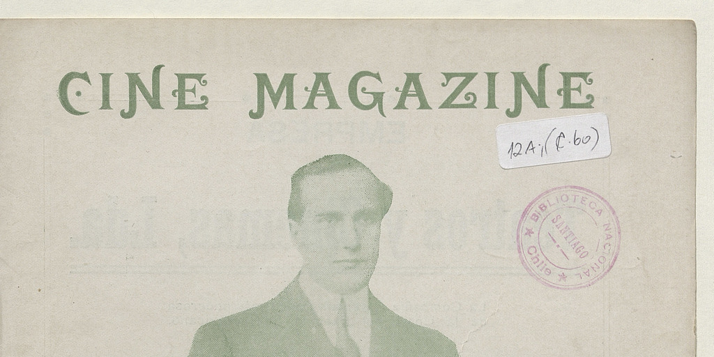 Cine magazine. Revista teatral, social y de cinematografía. Año I, número 3, primera quincena de octubre de 1919