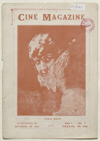 Cine magazine. Revista teatral, social y de cinematografía. Año I, número 7, segunda quincena de diciembre de 1919