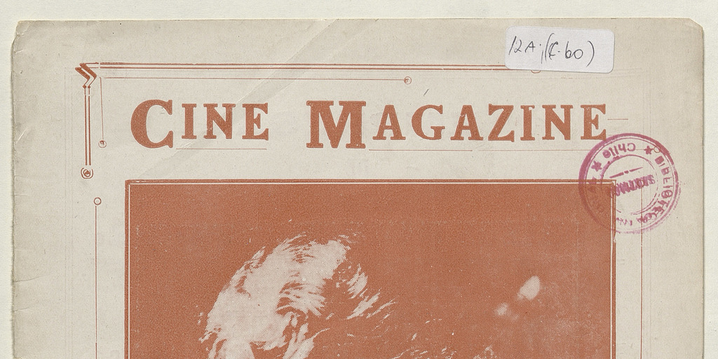 Cine magazine. Revista teatral, social y de cinematografía. Año I, número 7, segunda quincena de diciembre de 1919