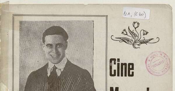 Cine magazine. Revista teatral, social y de cinematografía. Año I, número 8, enero de 1920