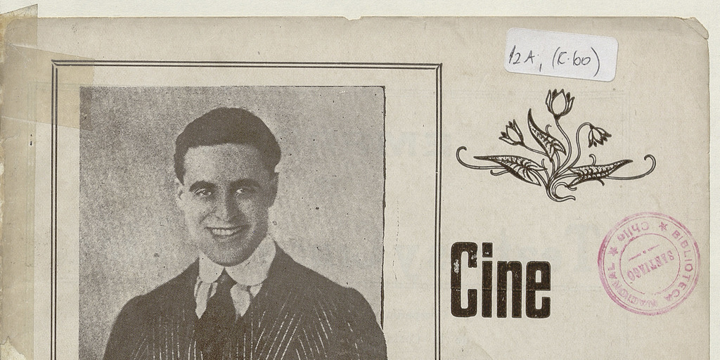 Cine magazine. Revista teatral, social y de cinematografía. Año I, número 8, enero de 1920