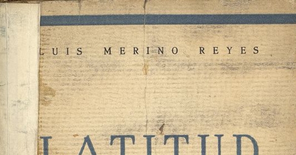 Portada de Latitud de Luis Merino Reyes