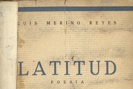 Portada de Latitud de Luis Merino Reyes