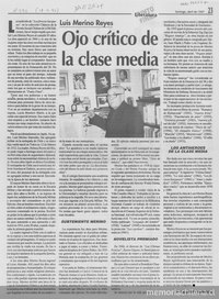 Ojo crítico de la clase media: Luis Merino Reyes