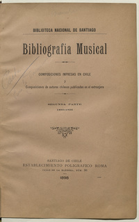 Bibliografía musical
