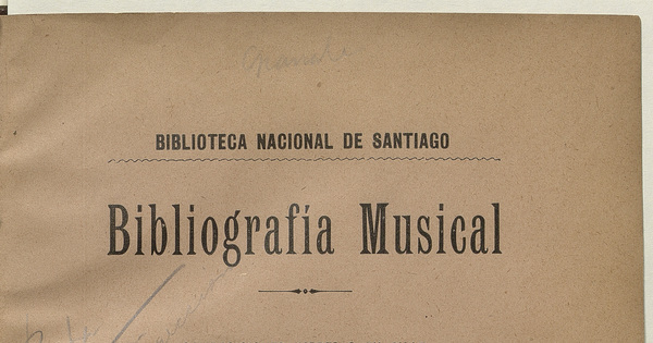 Bibliografía musical