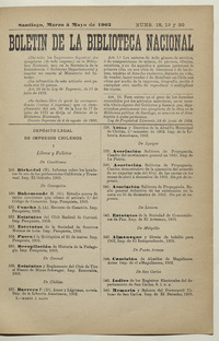 Informe pasado a la Dirección de la Biblioteca Nacional acerca de la comisión que se le confirió para visitar las imprentas del sur del país
