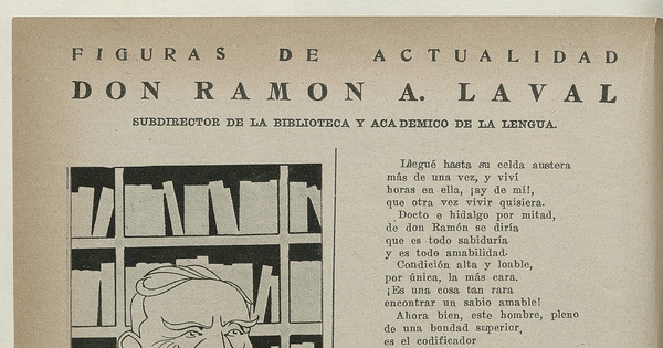 Figuras de actualidad: Don Ramón A. Laval