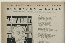 Figuras de actualidad: Don Ramón A. Laval