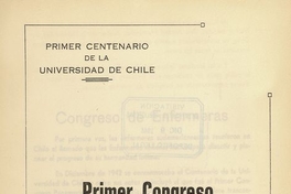 "Labor sanitaria como auxiliar de Medicina Preventiva, relacionada con los cardiovasculares" en Congreso Panamericano de Enfermería (Primer). Santiago, 14-20 de diciembre 1942. Santiago: El Imparcial, 1944, xxxi, 226 p.