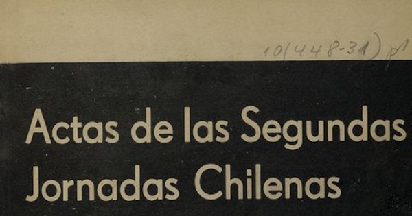 "Aspectos de Enfermería Sanitaria en un Servicio de Obstetricia" en Actas de las Segundas Jornadas Chilenas de Salubridad, Santiago: Talleres Gráficos de la Casa Nacional del Niño, 1953.