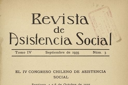 "La escuela de enfermeras Carlos Van Buren de Valparaíso", Revista de Asistencia Social, IV, (3): 257-285, septiembre, 1935.