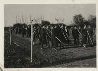 Pie de foto: Alumnos de curso agrícola en Rengo, hacia 1935