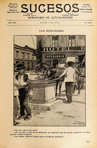 Portada de Sucesos. Año XII, número 590, 15 de enero de 1914
