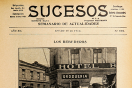 Portada de Sucesos. Año XII, número 590, 15 de enero de 1914