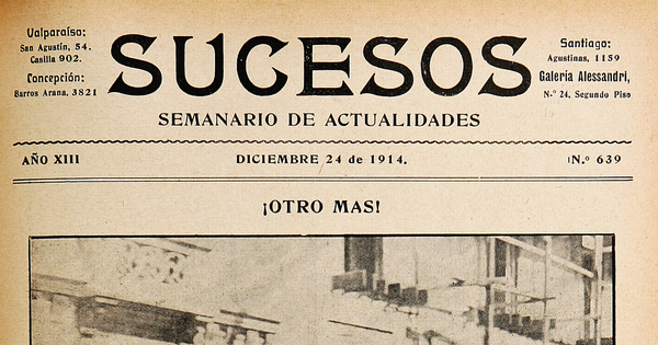 D. Ismael Valdés Vergara, alcalde de la muy noble y leal Ciudad de Santiago de Chile, en un paseo por la ídem, acompañado de "Sucesos"