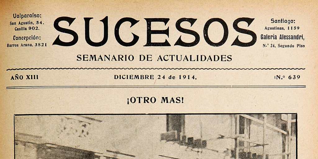 D. Ismael Valdés Vergara, alcalde de la muy noble y leal Ciudad de Santiago de Chile, en un paseo por la ídem, acompañado de "Sucesos"