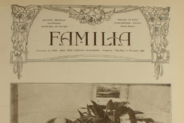 Portada de Familia. Año VI, número 64, abril de 1915