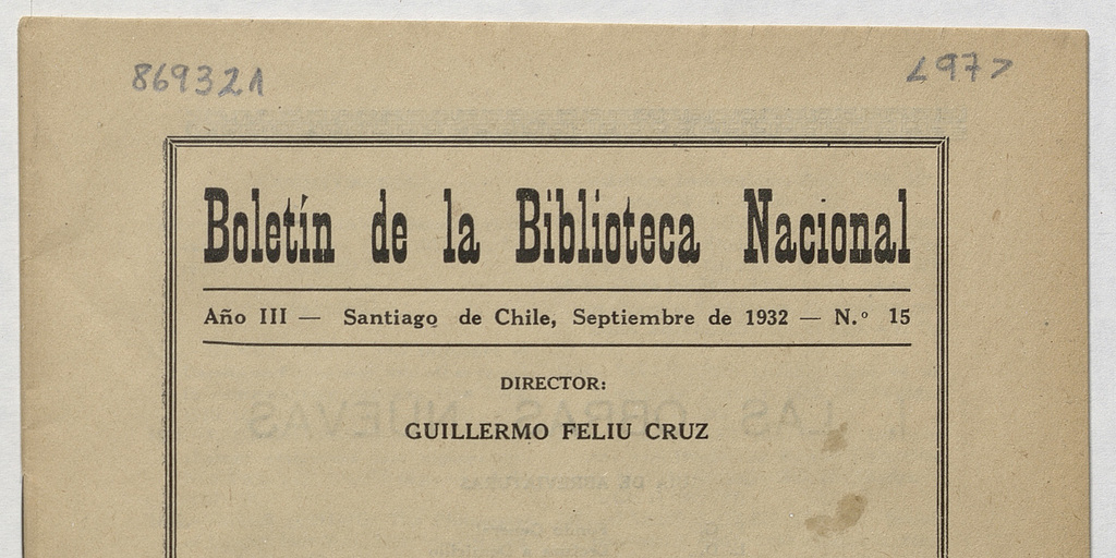 Recuerdos de la Biblioteca Nacional