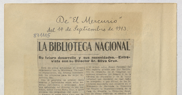 La Biblioteca Nacional