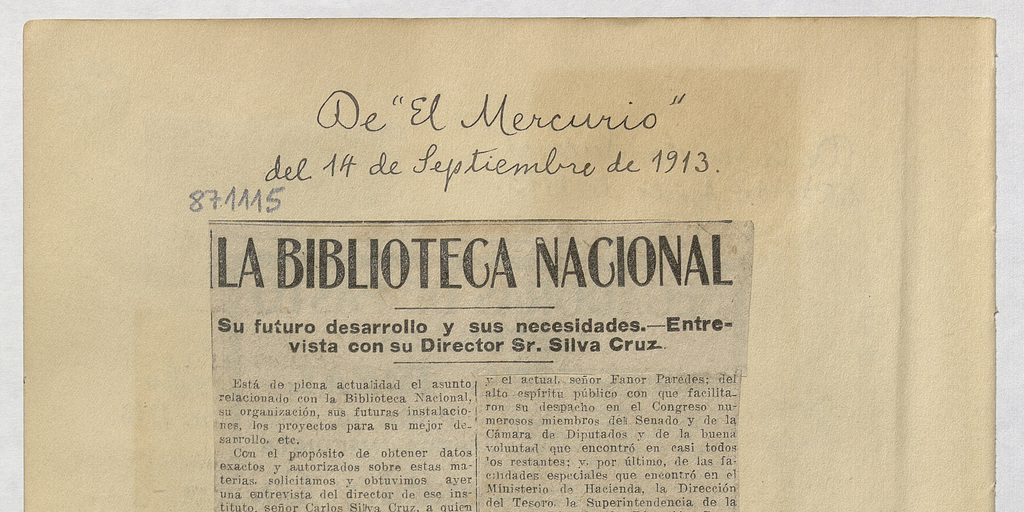 La Biblioteca Nacional