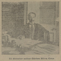 El director señor Carlos Silva Cruz