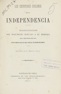 Los escritores chilenos de la Independencia