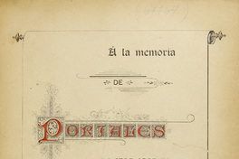 A la memoria de Portales, 1793-1837: juicios históricos.