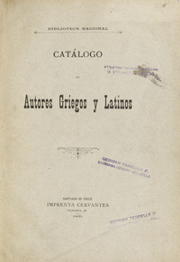 Catálogo de autores griegos y latinos