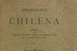 Bibliografía chilena, tomo II