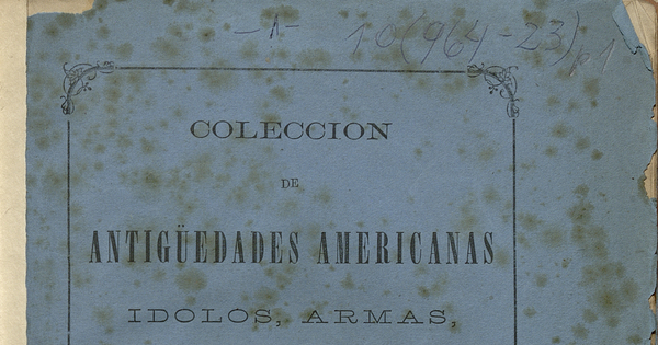 Catálogo de antigüedades americanas