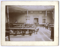 Salón de lectura de la antigua Biblioteca Nacional