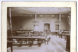 Salón de lectura de la antigua Biblioteca Nacional