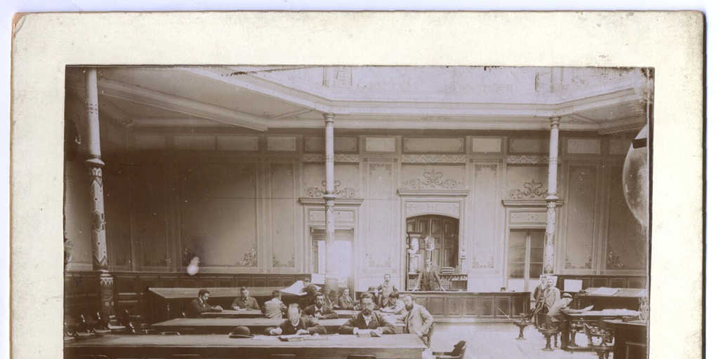 Salón de lectura de la antigua Biblioteca Nacional