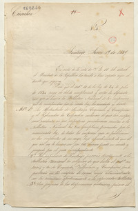 Circular N° 4, 1839 Jun. 19: se decreta que los impresores de Santiago, deben dejar los ejemplares en la biblioteca nacional