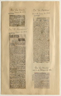 Biblioteca Nacional: [artículo] /La nueva catalogación de la Sección Lectura a Domicilio -- Labor desarrollada por los empleados -- Número de obras