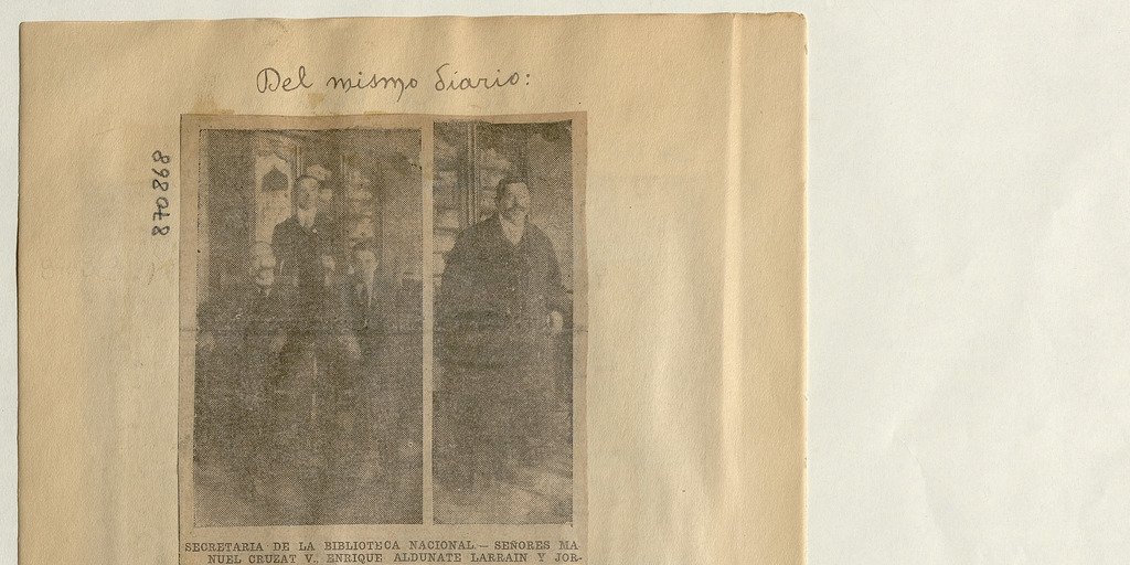 [Retratos de algunos empleados de la Biblioteca Nacional]: [artículo]